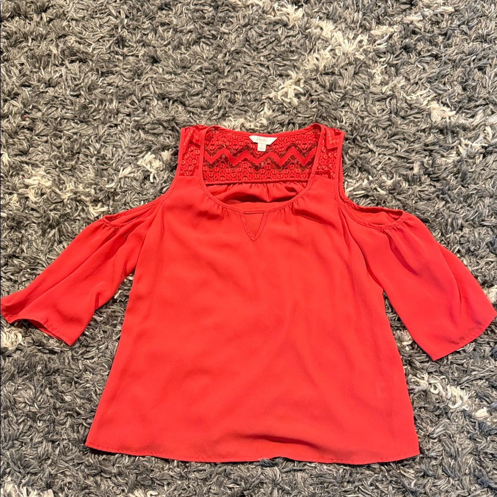 Candie's Cold Shoulder Blouse
